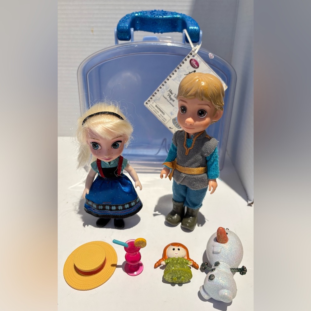 Disney Frozen Animators' Collection 5" ELSA Olaf Mini Doll & Kristoff Playset